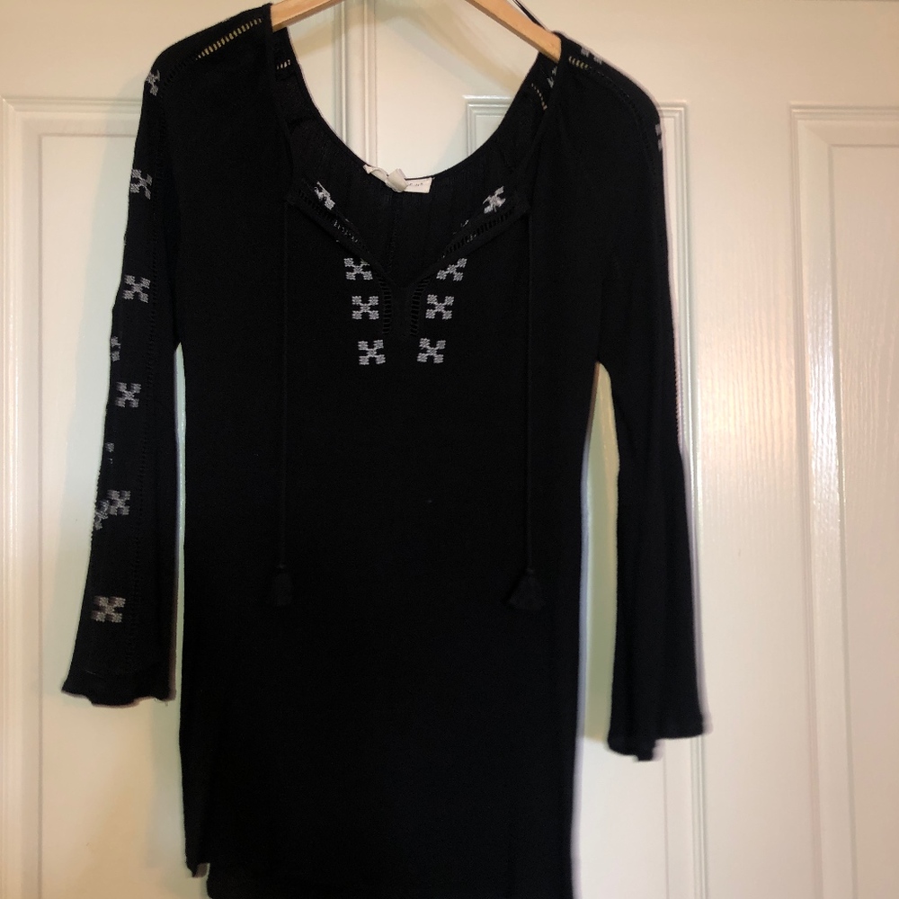 Black Beachy Coverup